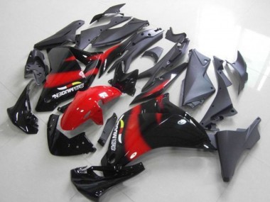 Purchase 2011-2015 Glossy Black Red Honda CBR250RR Motorcycle Fairing UK
