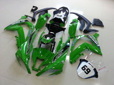 Purchase 2011-2015 Green Kawasaki ZX10R Moto Fairings UK