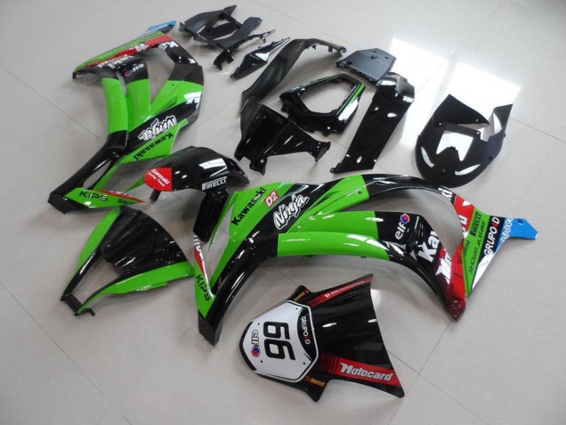 Purchase 2011-2015 Green Black with Number 66 Kawasaki ZX10R Motorcycle Fairings UK Purchase 2011-2015 Green Black with Number 66 Kawasaki ZX10R Motorcycle Fairings UK