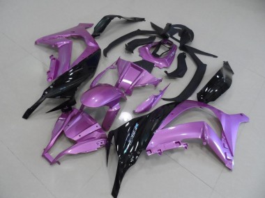 Purchase 2011-2015 Pink and Black Kawasaki ZX10R Motorcycle Fairings Kit UK