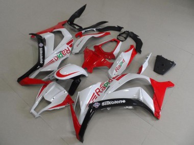 Purchase 2011-2015 Red and White Rapid Kawasaki ZX10R Motorcylce Fairings UK