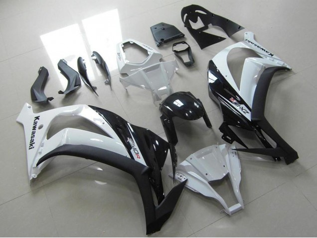 Purchase 2011-2015 White Glossy Black Kawasaki ZX10R Motorcycle Fairing UK