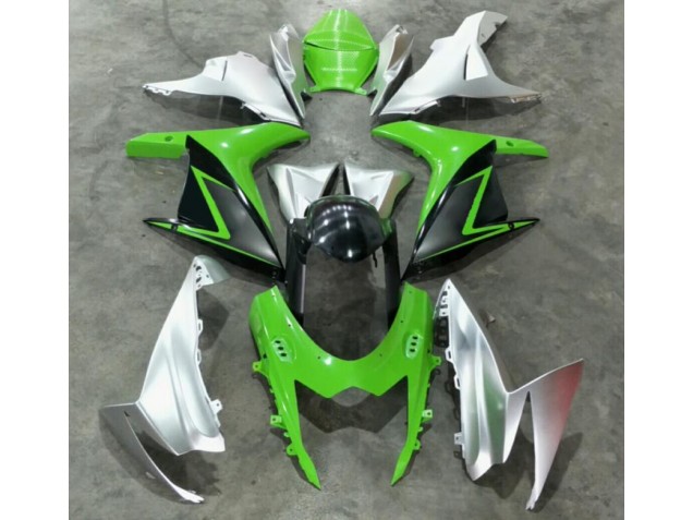 Purchase 2011-2024 Green Silver Suzuki GSXR 600/750 Bike Fairing Kit UK Purchase 2011-2024 Green Silver Suzuki GSXR 600/750 Bike Fairing Kit UK
