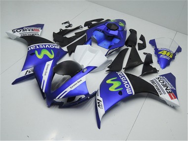 Purchase 2012-2014 Blue White Black Green MoviStar Yamalube ENEOS Yamaha YZF R1 Motorcycle Fairings UK