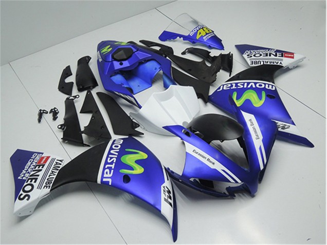 Purchase 2012-2014 Blue White Black Yamaha YZF R1 Motorcycle Replacement Fairings UK Purchase 2012-2014 Blue White Black Yamaha YZF R1 Motorcycle Replacement Fairings UK