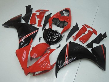 Purchase 2012-2014 Red Glossy Black Yamaha YZF R1 Motorcycle Fairings UK