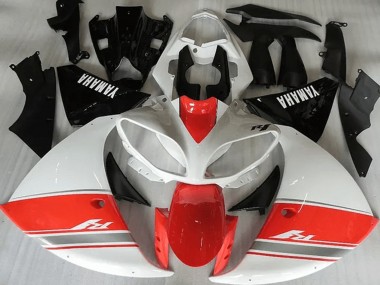 Purchase 2012-2014 Racy Red White Black Yamaha YZF R1 Motorcycle Fairing Kit UK