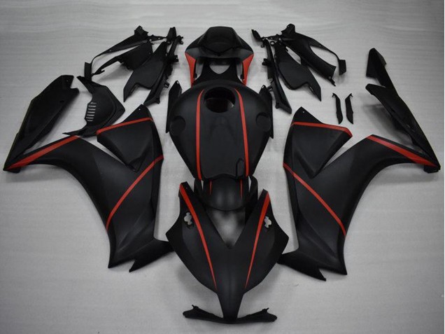 Purchase 2012-2016 Matte Black Red Honda CBR1000RR Motorcycle Fairings UK
