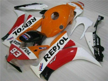 Purchase 2012-2016 White Orange Red Glossy Black HRC Repsol 93 Honda CBR1000RR Motorcycle Fairing UK