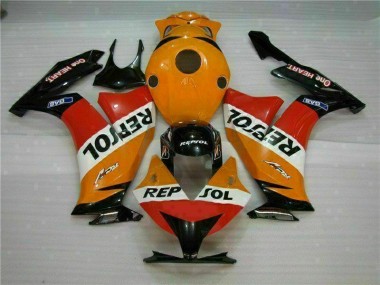 Purchase 2012-2016 Orange Black Repsol Honda CBR1000RR Motorcyle Fairings UK