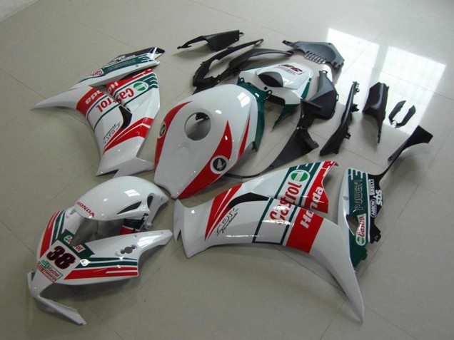 Purchase 2012-2016 White Red Green Castrol 38 Honda CBR1000RR Motorcycle Fairings UK