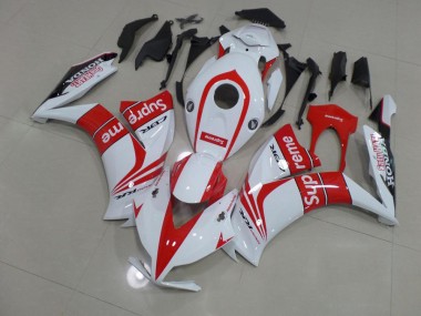 Purchase 2012-2016 Red and White Supreme Honda CBR1000RR Motorbike Fairing UK