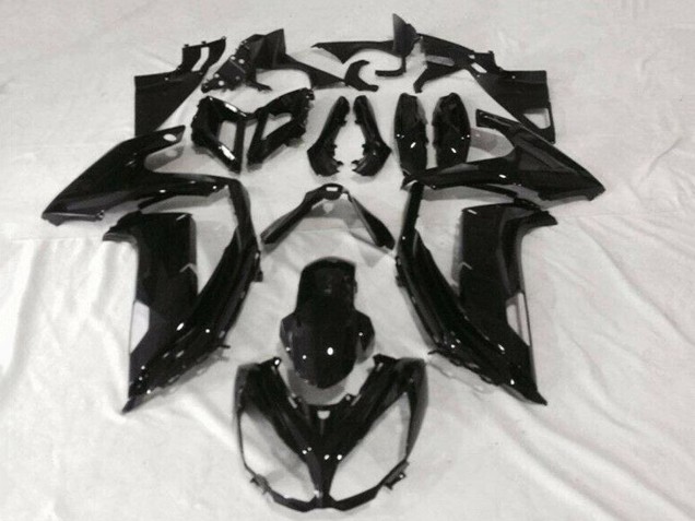 Purchase 2012-2016 Glossy Black Kawasaki EX650 Motorcycle Fairings UK