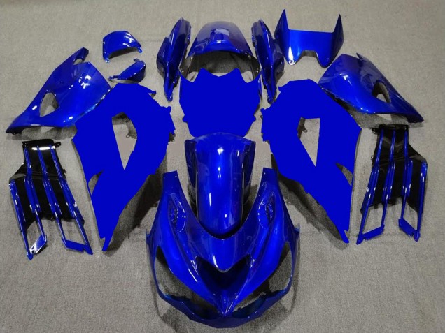 Purchase 2012-2024 Blue Black Kawasaki ZX14R ZZR1400 Motorcycle Fairings UK
