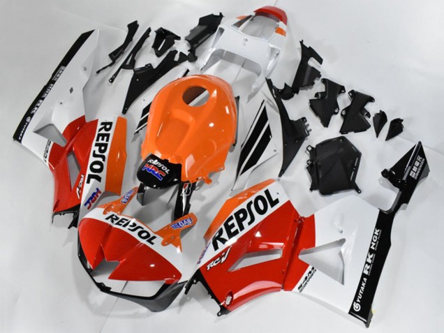 Purchase 2013-2023 Orange White Red Glossy Black Repsol Honda CBR600RR Bike Fairings UK