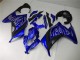 Purchase 2013-2024 Blue Black White Flame Kawasaki Ninja 300 EX300R Motorcycle Fairings UK