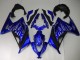 Purchase 2013-2024 Blue Black White Flame Kawasaki Ninja 300 EX300R Motorcycle Fairings UK