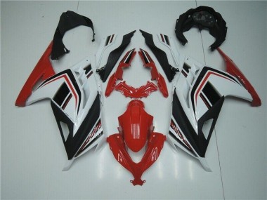 Purchase 2013-2016 Red White Black Kawasaki EX300 Motorbike Fairing UK