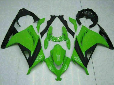 Purchase 2013-2024 Green Black Kawasaki Ninja 300 EX300R Motorcycle Fairings UK