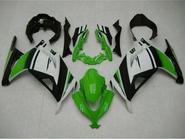 Purchase 2013-2024 White Green Black Kawasaki Ninja 300 EX300R Motorcycle Fairings UK