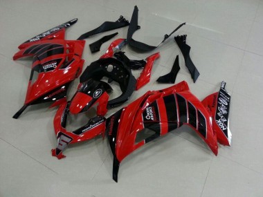 Purchase 2013-2018 Red Black Airfore Kawasaki ZX300R Motorbike Fairings UK
