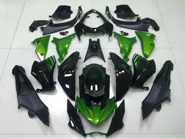 Purchase 2013-2018 Green Glossy Black Kawasaki Z800 Motorcycle Fairing UK