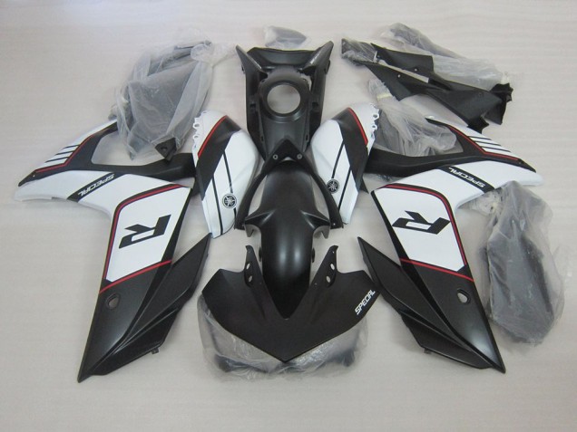 Purchase 2015-2022 Black White Yamaha YZF R3 Motor Fairings UK