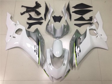 Purchase 2017-2023 White Silver Yamaha YZF R6 Motorcycle Fairing Kits UK