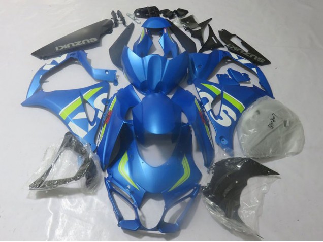 Purchase 2017-2024 Blue Lime Green White Suzuki GSXR 1000 Motorcycle Fairings UK