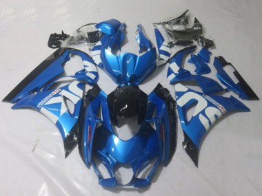 Purchase 2017-2024 Blue White Black Suzuki GSXR 1000 Motorcycle Fairings UK