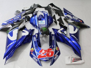 Purchase 2017-2023 Movistar Yamaha YZF R6 Motorcylce Fairings UK