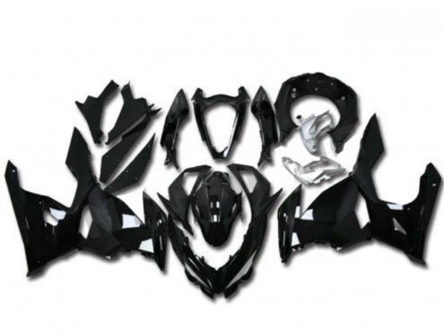 Purchase 2018-2024 Glossy Black Kawasaki EX400 Motorcycle Fairings UK