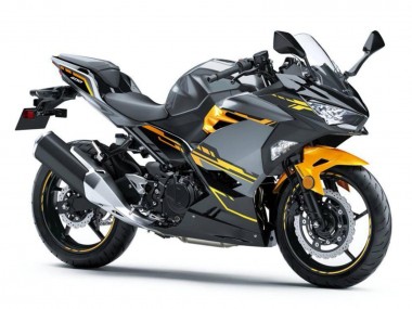 Purchase 2018-2024 Black Grey Orange Kawasaki EX400 Motorcycle Fairings UK