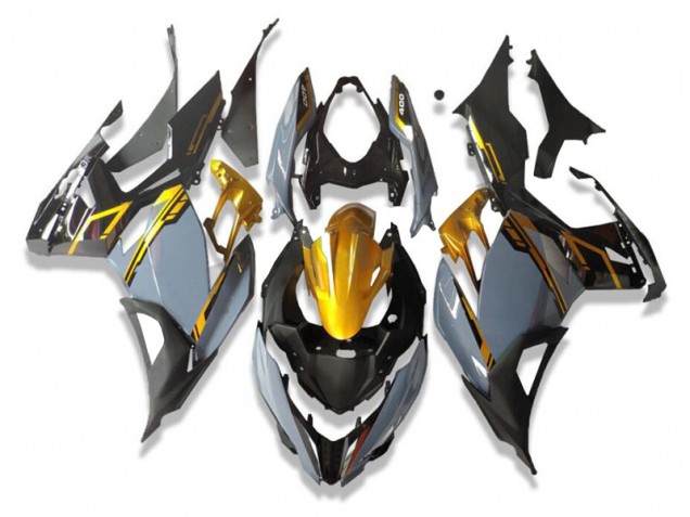 Purchase 2018-2024 Grey Black Kawasaki EX400 Motorbike Fairing Kits UK Purchase 2018-2024 Grey Black Kawasaki EX400 Motorbike Fairing Kits UK