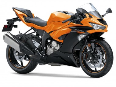 Purchase 2019-2022 Orange Black Kawasaki ZX6R Motorcycle Fairings UK