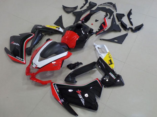Purchase 2012-2018 White Red Yellow Glossy Black Aprilia RS4 50 125 Motorcycle Fairing UK