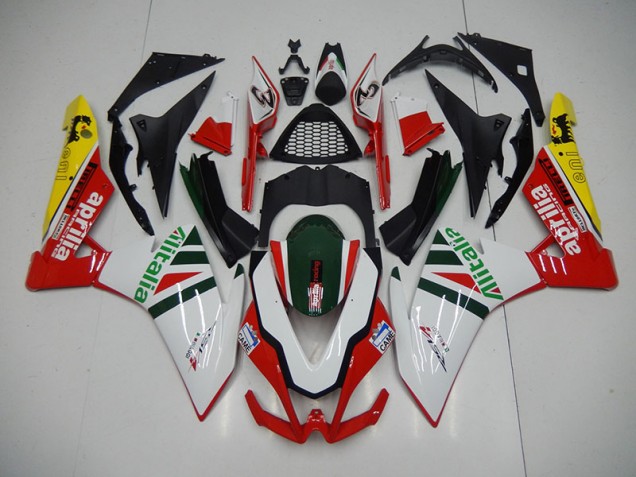 Purchase 2009-2015 White Red Alitalia Aprilia RSV4 Replacement Fairings UK Purchase 2009-2015 White Red Alitalia Aprilia RSV4 Replacement Fairings UK