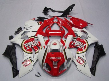 Purchase 2009-2014 White Red Lucky Strike BMW S1000RR Motorcycle Fairings UK