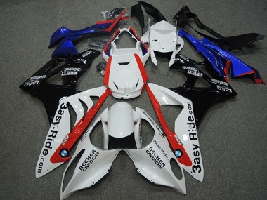 Purchase 2009-2014 White Red Blue Glossy Black Becker Carbon BMW S1000RR Motorcycle Fairings UK