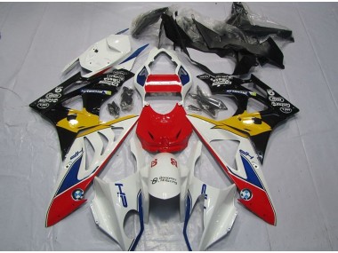 Purchase 2009-2014 Red White Yellow BMW S1000RR Motorcycle Fairings Kits UK