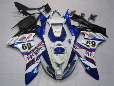 Purchase 2009-2014 White Red Blue Black Sterilgarda 69 BMW S1000RR Motorcycle Fairings UK