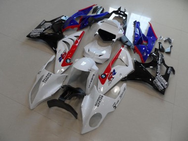 Purchase 2009-2014 White Blue Red Becker Carbon BMW S1000RR Motorcylce Fairings UK