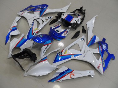 Purchase 2009-2014 Blue White BMW S1000RR Motorbike Fairing UK