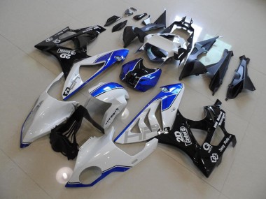 Purchase 2009-2014 White Blue BMW S1000RR Bike Fairing UK