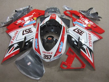 Purchase 2007-2014 Red White Xerox 357 Ducati 1098 Moto Fairings UK