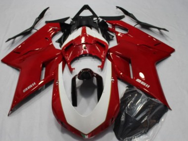 Purchase 2007-2014 Red Ducati 1198 Motorcycle Fairing Kit UK