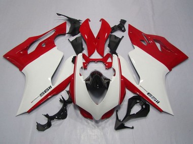 Purchase 2011-2014 White Red Black Ducati 1199 Motorcycle Fairings UK