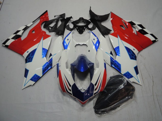 Purchase 2011-2014 White Blue Red Ducati 1199 Bike Fairing UK Purchase 2011-2014 White Blue Red Ducati 1199 Bike Fairing UK