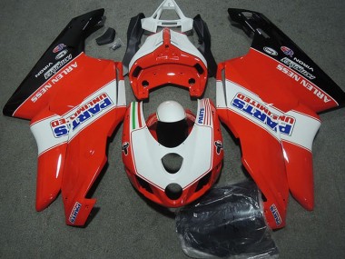 Purchase 2003-2004 White Red Glossy Black Parts Unlimited Ducati 749 999 Motorcycle Fairings UK