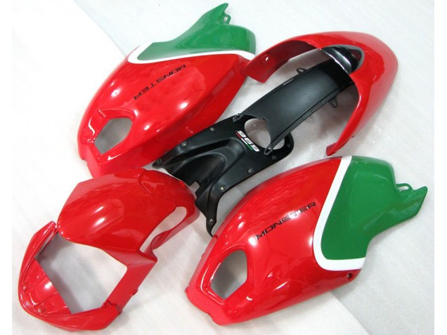 Purchase 2008-2012 Red Green Monster Ducati Monster 696 Motorcycle Replacement Fairings UK Purchase 2008-2012 Red Green Monster Ducati Monster 696 Motorcycle Replacement Fairings UK